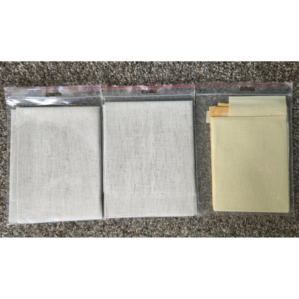 Regency Mills Cross Stitch‎ Fabric Lot 14 Count Country Linen Aida 12x18 Vintage